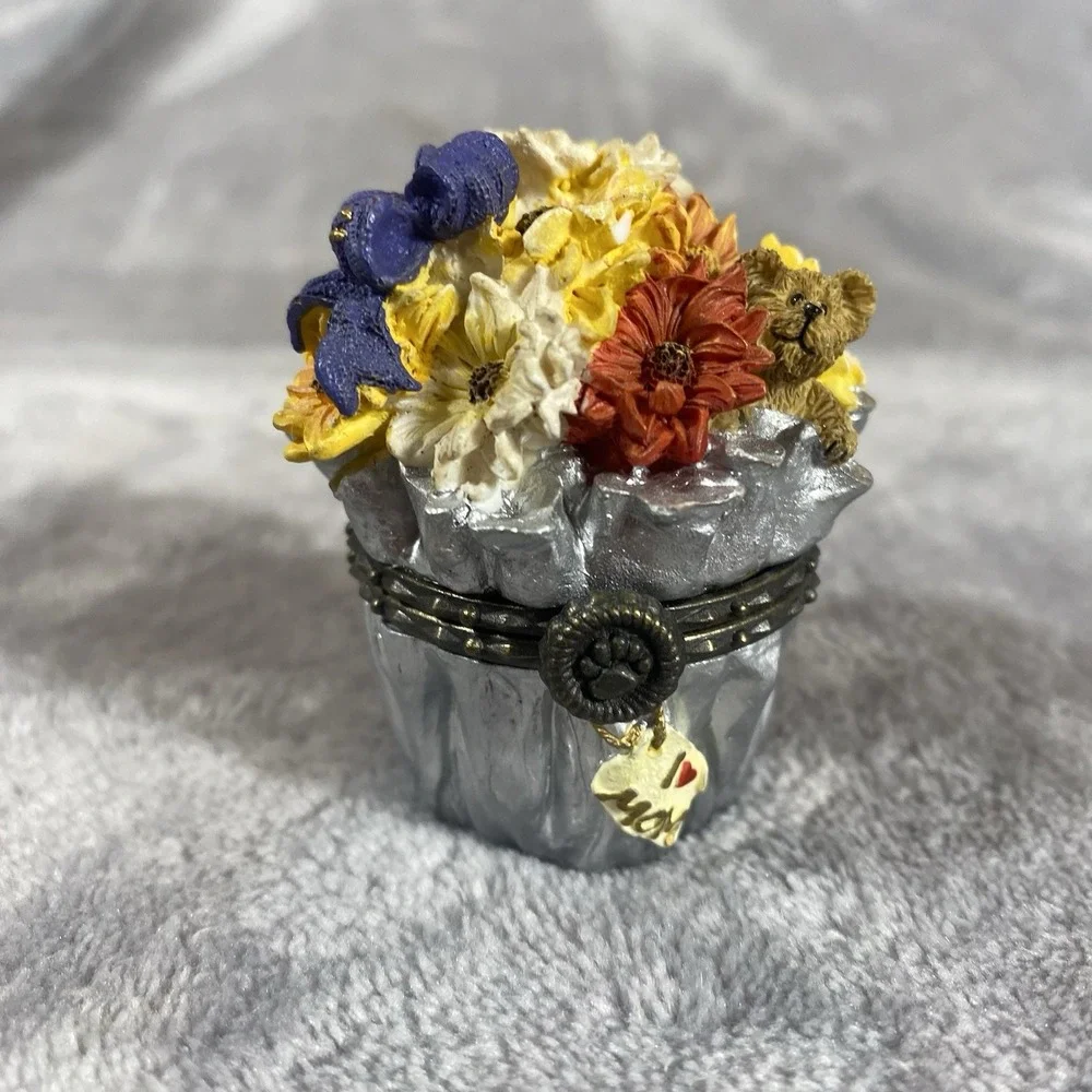 Boyd's Bears Treasure Box Trinket Floras Bloomin Daisy McNibble Mothers Day Gift